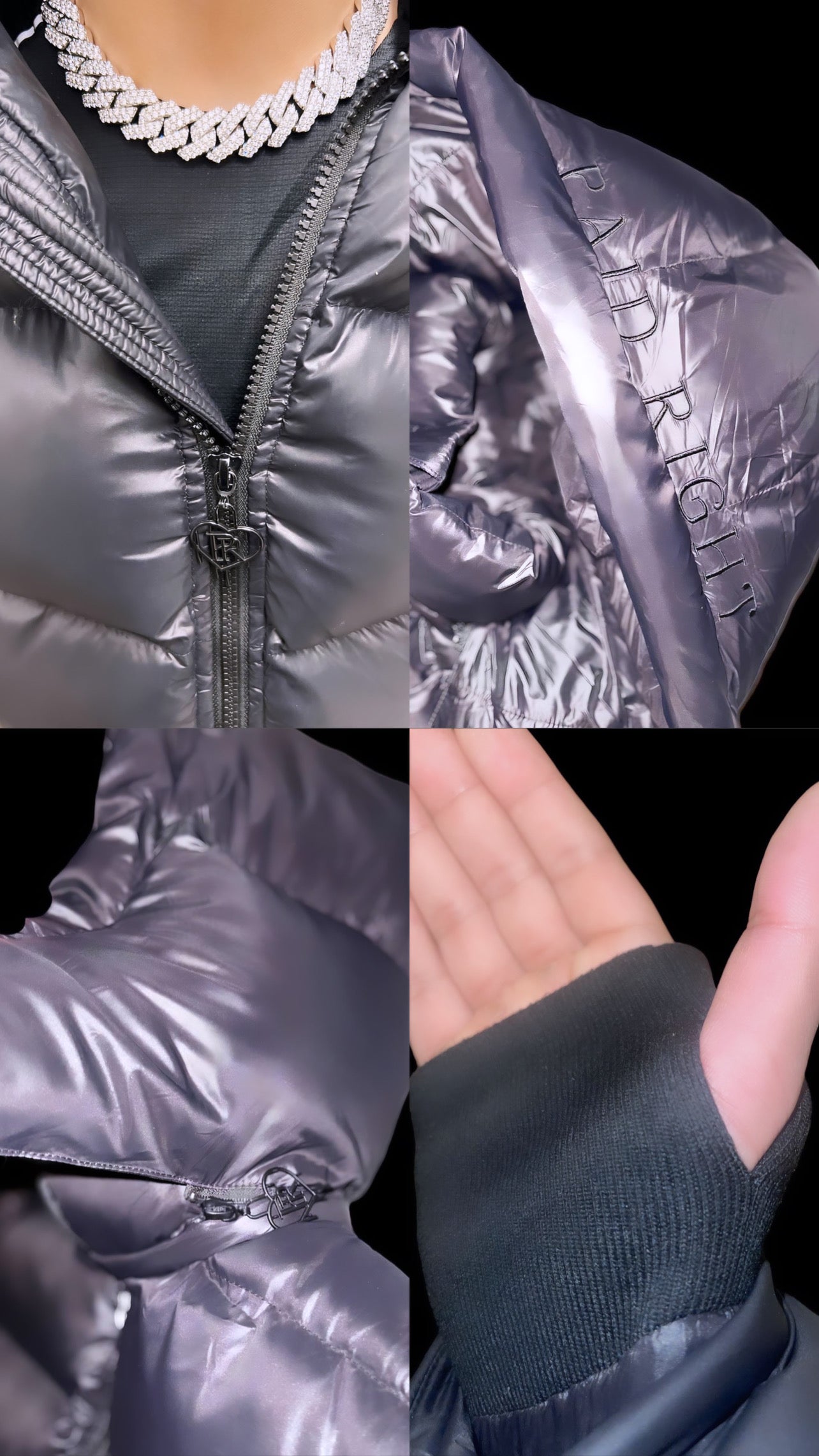 PR Badge Puffer Black x Black