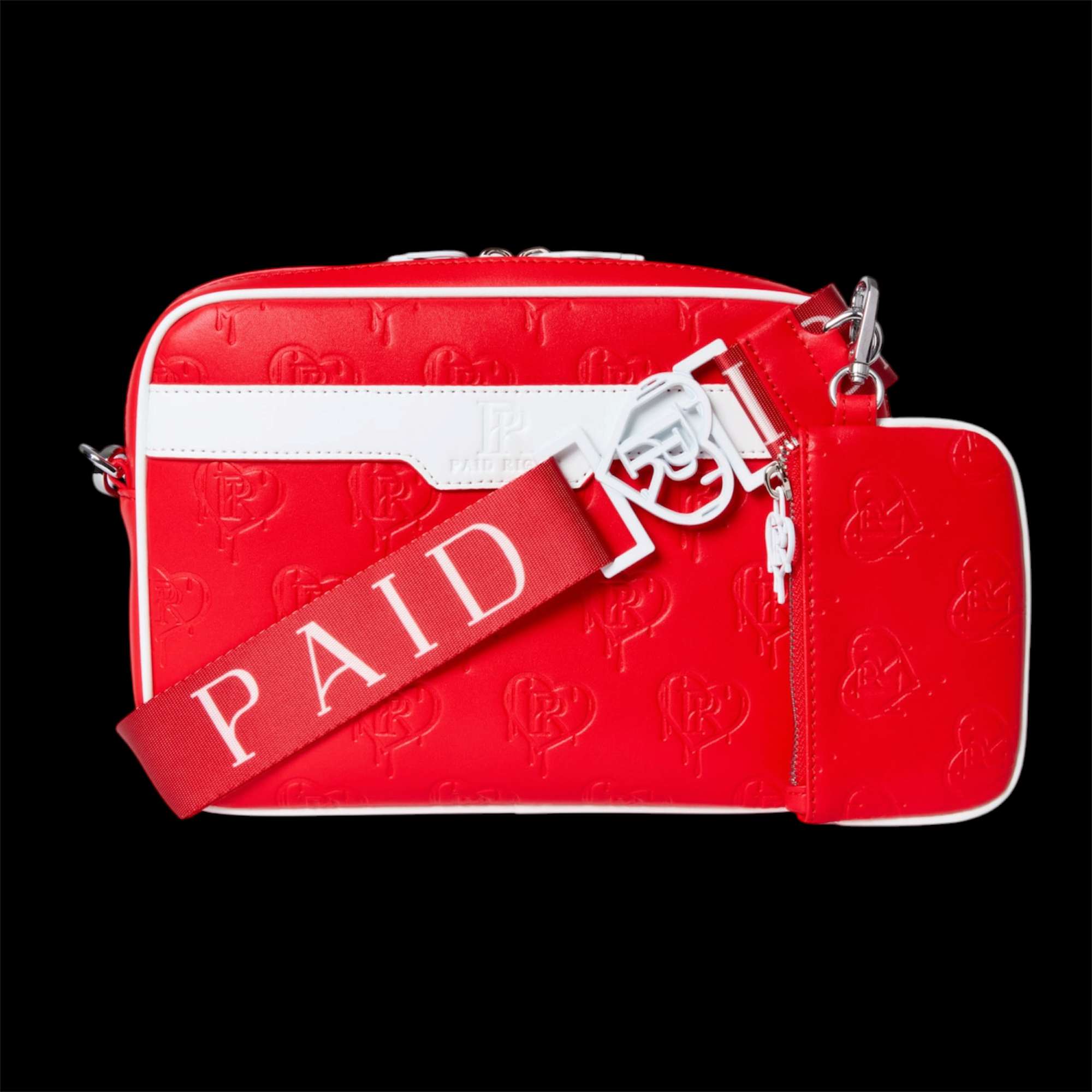 PR Messenger Bag - Classic Red x White