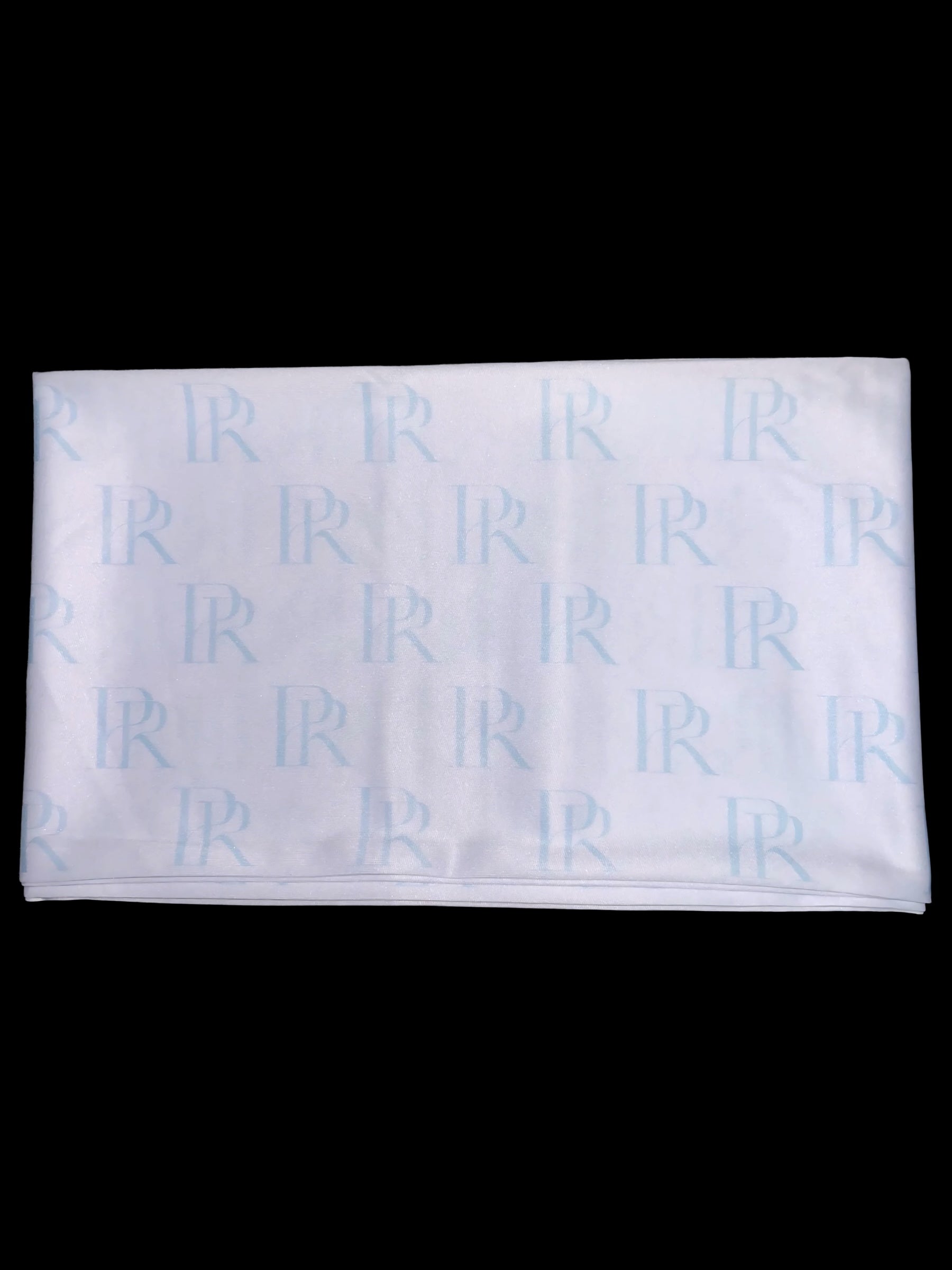PR Blue on White Scarf