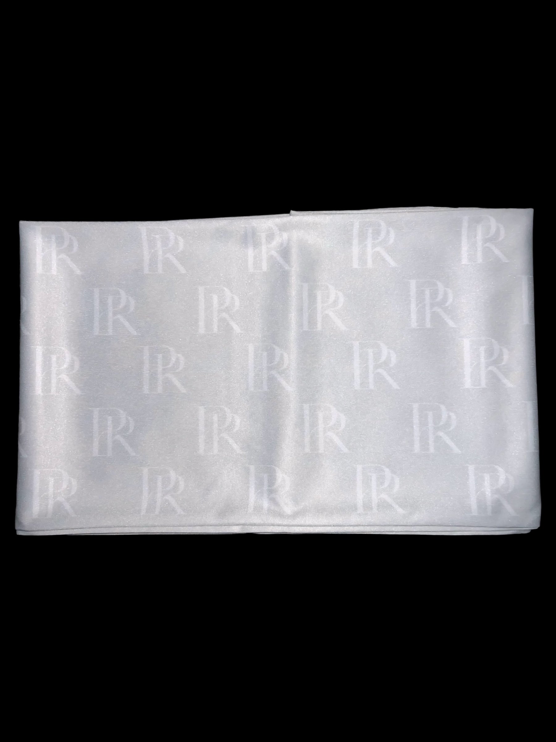 PR White on Grey Scarf