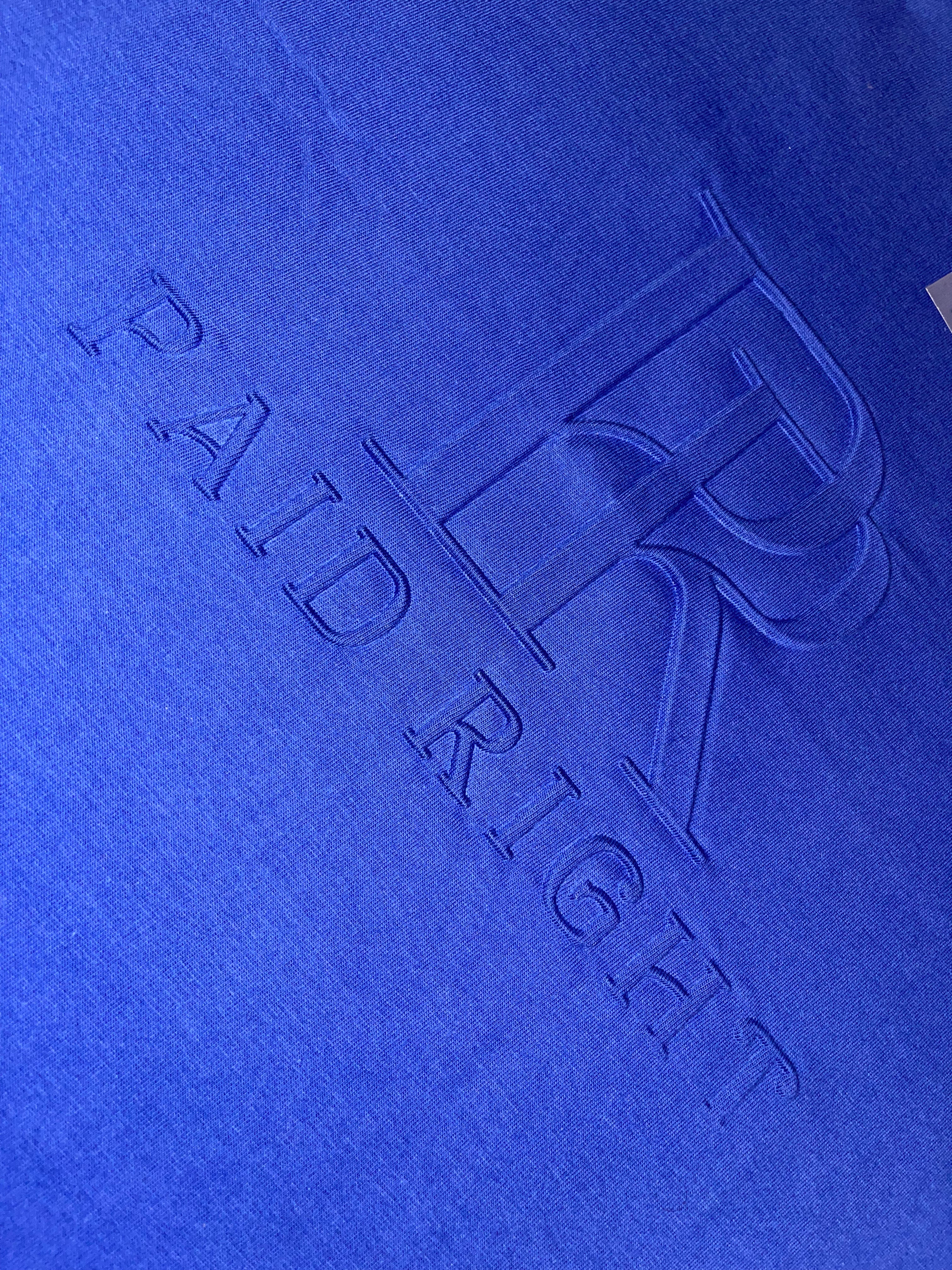 PR Paid Right Navy Embossed Tee