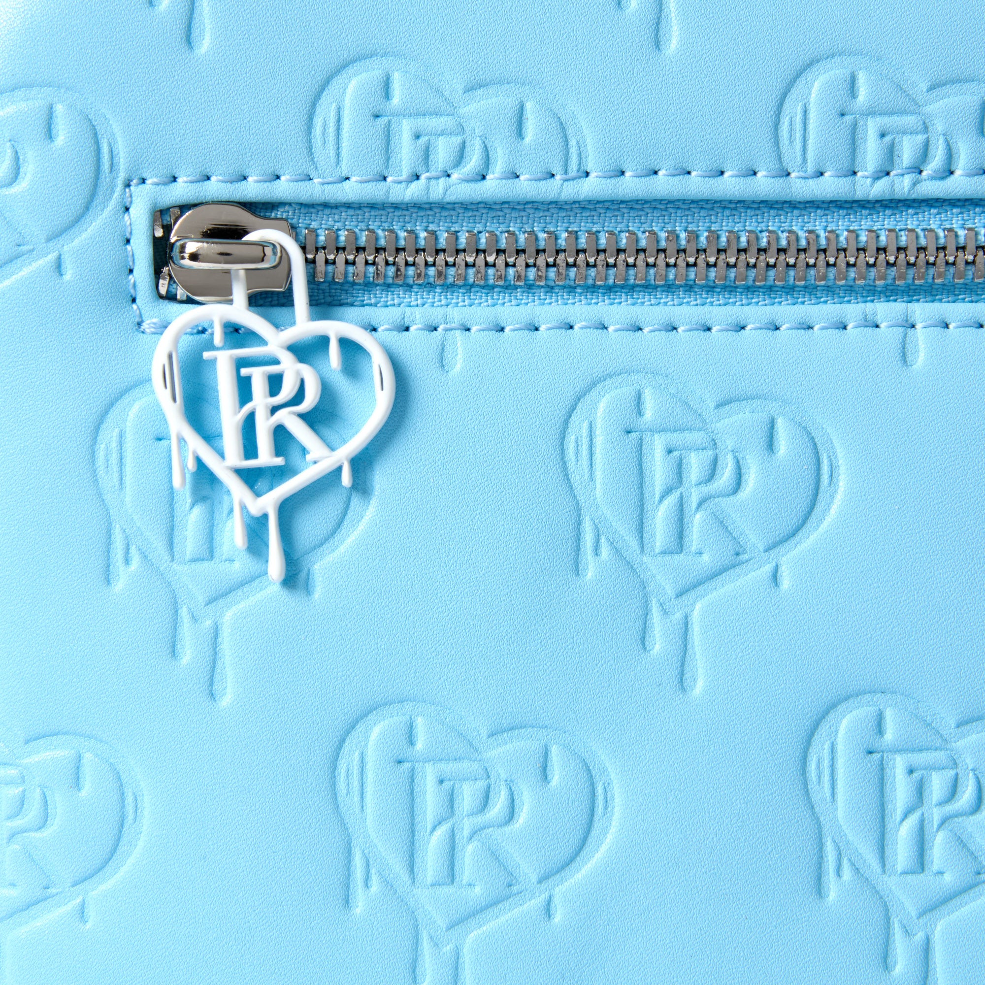 PR Messenger Bag - Baby Blue x White