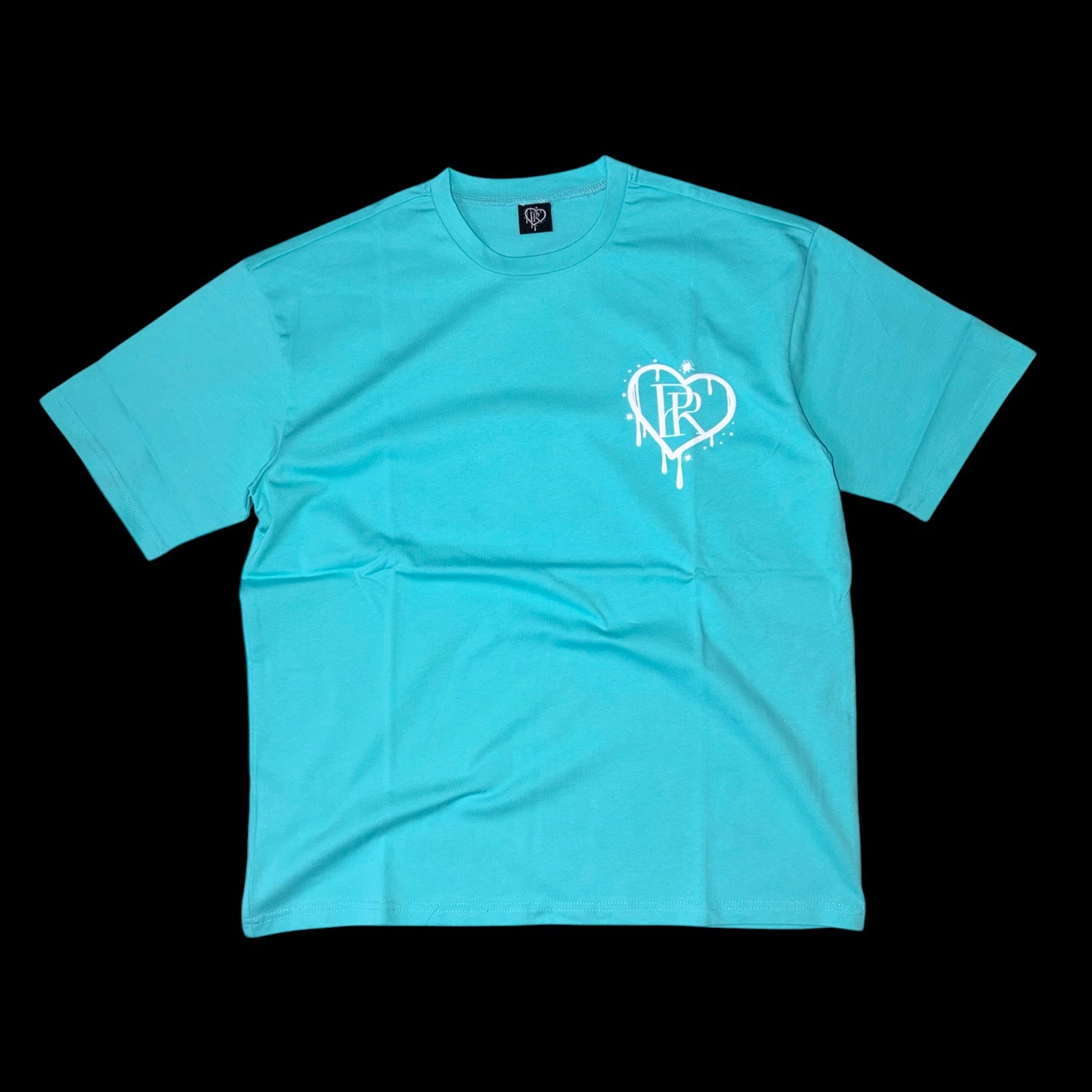 PR HD Teal Puff Print Tee